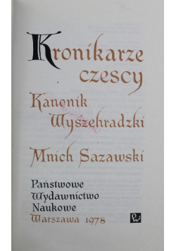 Kronikarze czescy