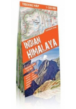 Trekking map Himalaje Indyjskie 1:350 000 mapa