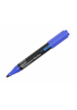 Marker PERM-B 120 niebieski (12szt) MONAMI