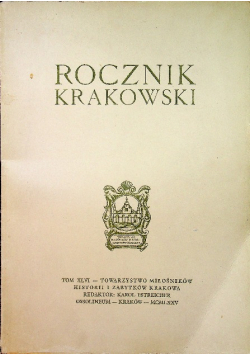 Rocznik Krakowski tom XXXIX