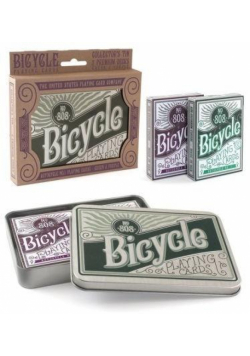 Karty Retro Tin Gift Set BICYCLE