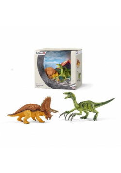 Zestaw Triceratops i Therizihosaurus