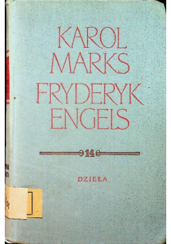 Marks Engels Dzieła Tom 14 Część I