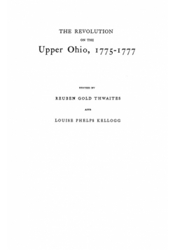 Revolution on the Upper Ohio, 1775-1777