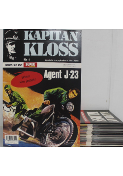 Kapitan Kloss kultowa seria komiksów nr 1 do 20