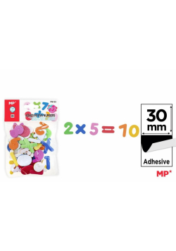 Naklejki z pianki EVA numerki duże