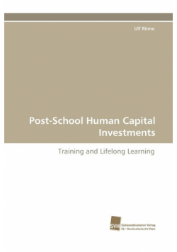 Post-School Human Capital Investments