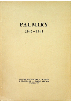 Palmiry 1940 - 1941