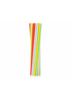 Rurki papierowe pastelowy mix 6x197mm 250szt