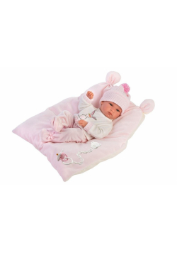Lalka 63556 bobas Bimba na różowej poduszce 35cm