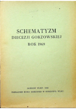Schematyzm Diecezji Gorzowskiej rok 1969