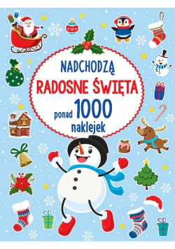 Nadchodzą radosne Święta ponad 1000 naklejek