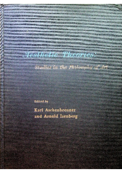 Aesthetic Theories Studies in the Philosophy of Art