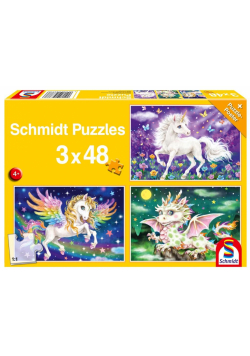 Puzzle 3x48 Mityczne stworzenia G3