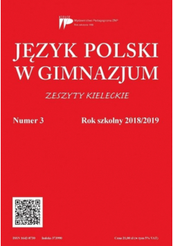 Język Polski w Gimnazjum nr 3 2018/2019