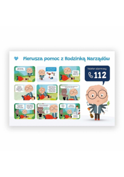 Plakat edukacyjny. Pierwsza pomoc A2