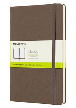 Notes Classic L 13x21cm gładki 240K TW brązowy