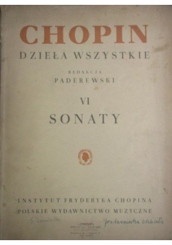 Chopin dzieła wszystkie VI Sonaty