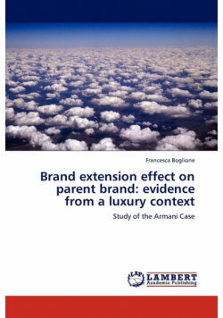 Brand Extension Effect on Parent Brand