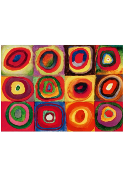 Puzzle 1000 Kolory, Kandinsky