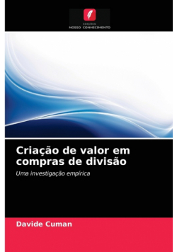 Criação de valor em compras de divisão