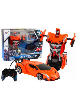 Robot Transformer R/C 2w1 pomarańczowy