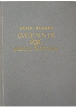 Imiennik miecz i pastorał