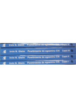 Powtórzenie do egzaminu CIA Tom 1 do 4