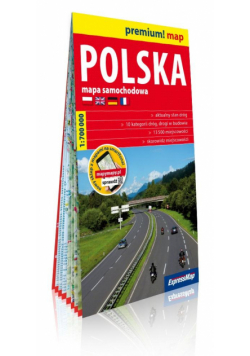 Premium! map Polska 1:700 000 mapa w.2019