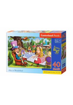 Puzzle 40 maxi - Alice in Wonderlandl CASTOR
