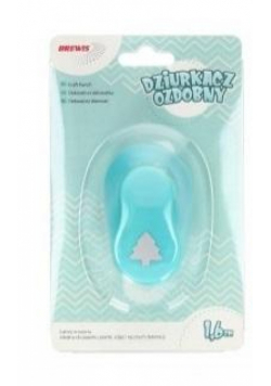 Dziurkacz ozdobny - Choinka 1,6cm MIX