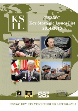 USAWC- Key Strategic Issues List 2014-2015