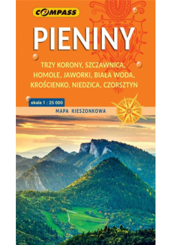Mapa kieszonkowa - Pieniny 1:25 000 lam w.2023