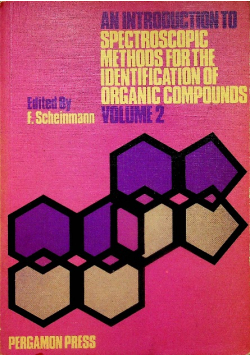 An introduction to spectroscopic methods for the identification of organic compounds
