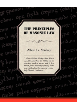 The Principles of Masonic Law