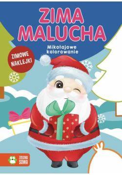 Zima malucha Mikołajowe kolorowanie