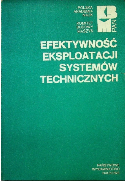 Efektywność Eksploatacji Systemów Technicznych część II