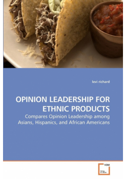 Opinion Leadership For Ethnic Products