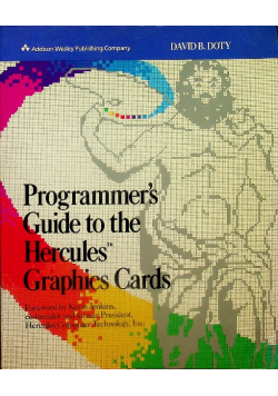 Programmer Guide to te Hercules Graphics Cards