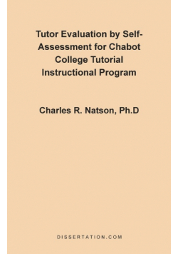 Tutor Evaluation by Self-Assessment for Chabot College Tutorial Instructional Program