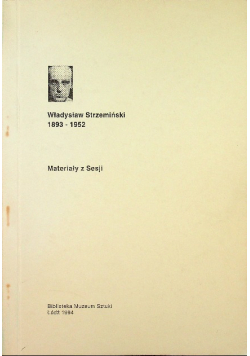 Władysław Strzemiński 1893 - 1952