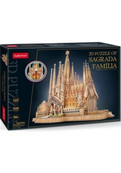Puzzle 3D Sagrada Familia LED Nowe