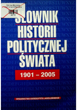 Słownik historii politycznej świata 1901 2005