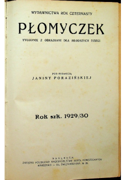 Płomyczek nr 1 do 42 / 1929 r.