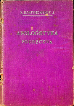Apologetyka podręczna 1916 r.