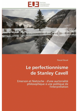 Le perfectionnisme  de stanley cavell