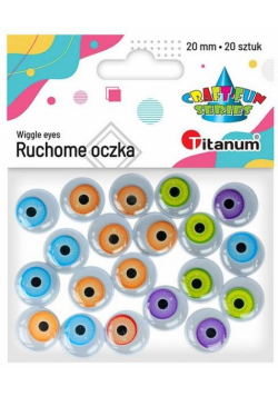 Oczy Animals mix 20mm 20szt