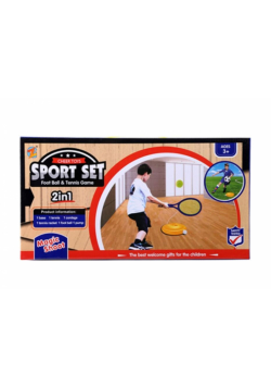 Zestaw sportowy 2w1 Tenis+piłka nożna