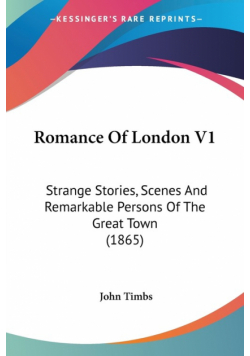 Romance Of London V1