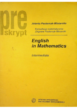 English in mathematics intermediate